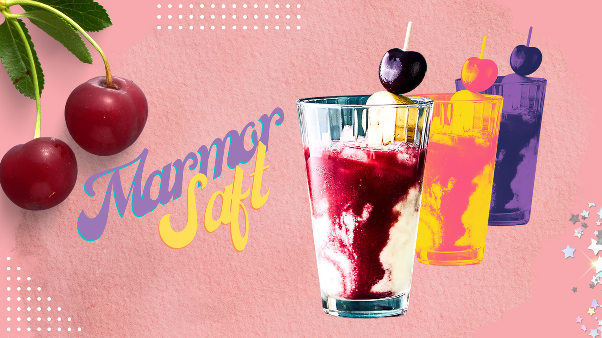 Коллаж автора. Рубрика "занимательное страноведение". der Marmorsaft