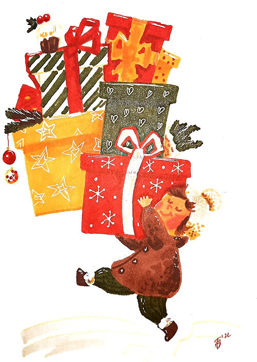 Авторская открытка от @Творчество Надежды Блохиной