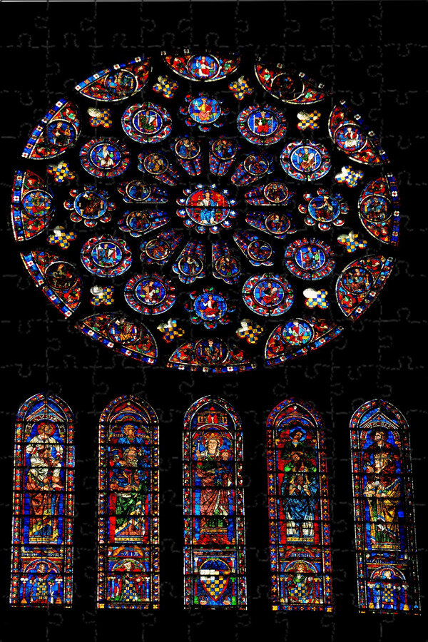 Витражи Собора в Шартре