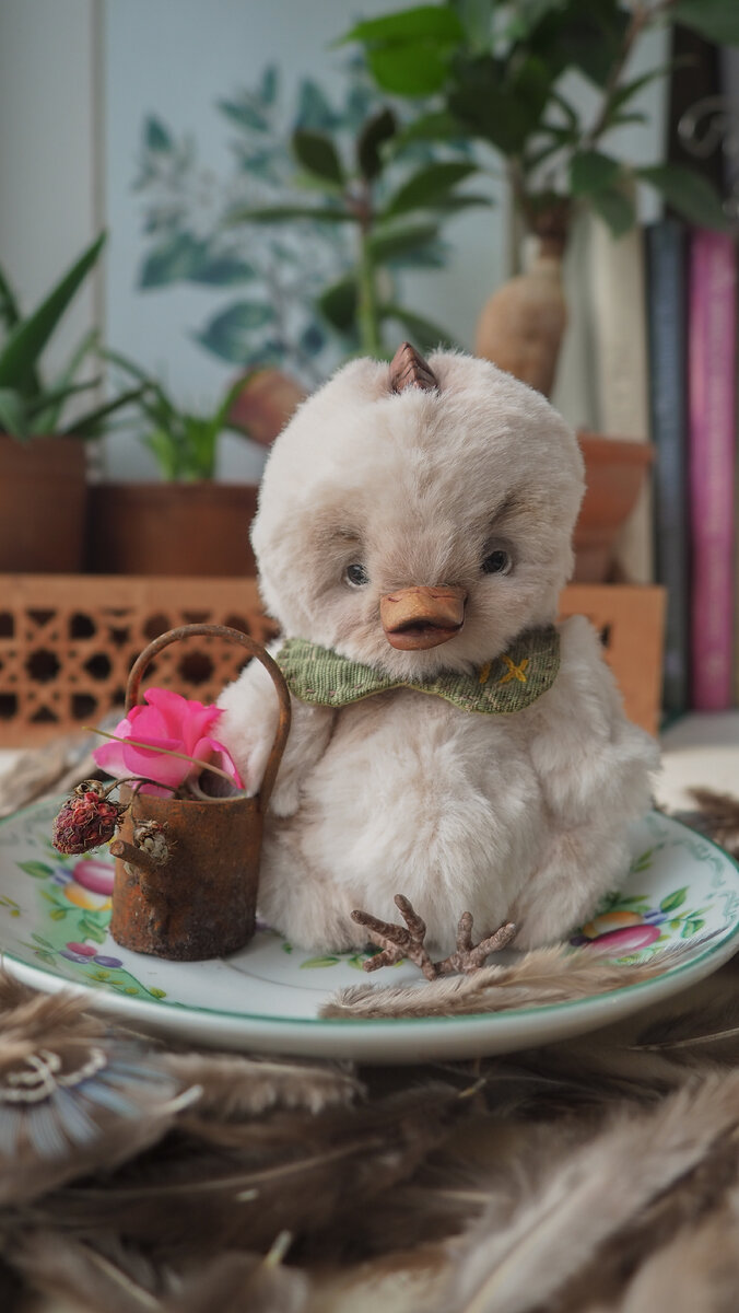 Имя: Цыплёнок Пух 
День рождения: 8 июля.
Рост: 11 см. сидя
Стоимость 4700.
Особенность: Гнущиеся пальчики.