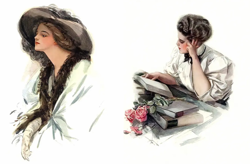 Харрисон Фишер. Образы девушек.