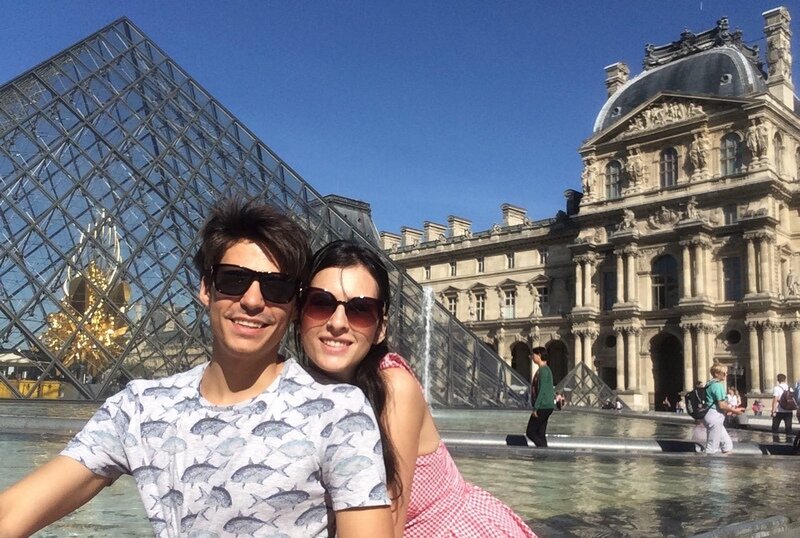 Дарья и Константин во Франции в 2018 году 