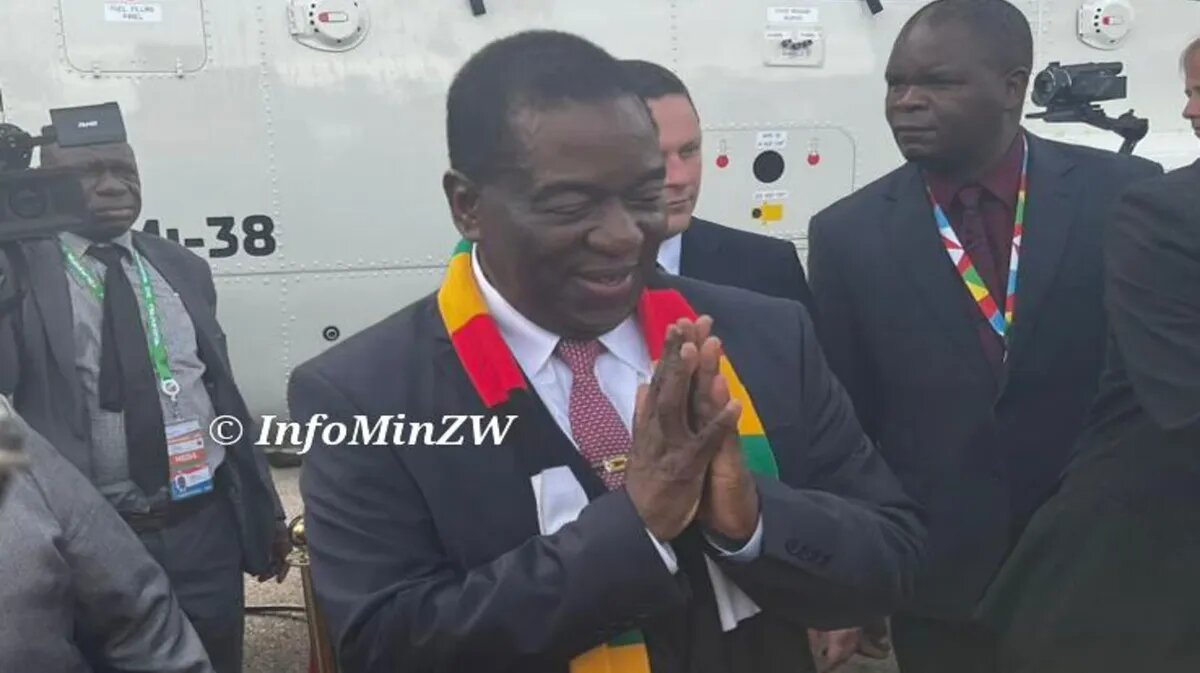 Эммерсон Мнагагве. Фото: twitter.com/InfoMinZW