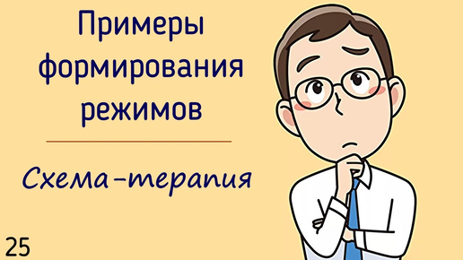 25. Концептуализация случая при помощи модели режимов в психологии схема-терапии