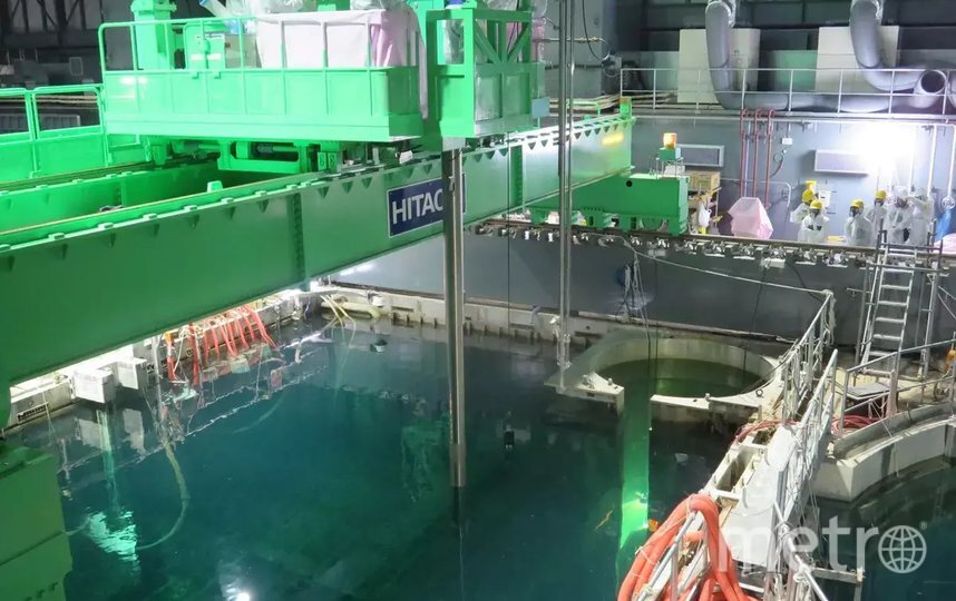    Резервуар, в котором хранили переработанную воду.