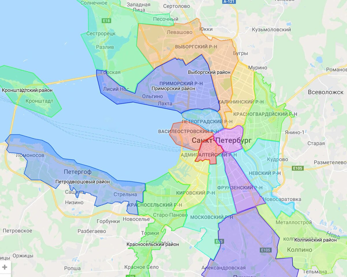 Что ближе к питеру. Районы СПБ на карте. Карта Санкт-Петербурга по районам. Карта районов Санкт-Петербурга с границами районов. Карта СПБ по районам границы.