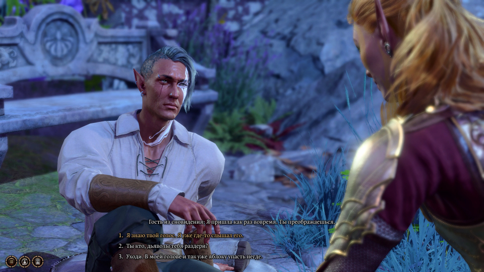 Усталый пожилой эльф со сложной судьбой