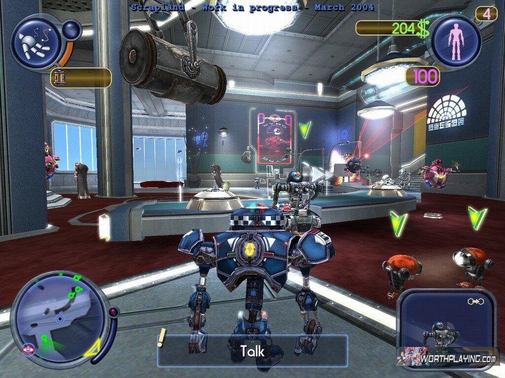 Роботов полицейских несколько штук на выбор. Играя за любого из них вы можете попасть в те места, куда обычного горожанина точно не пустят.