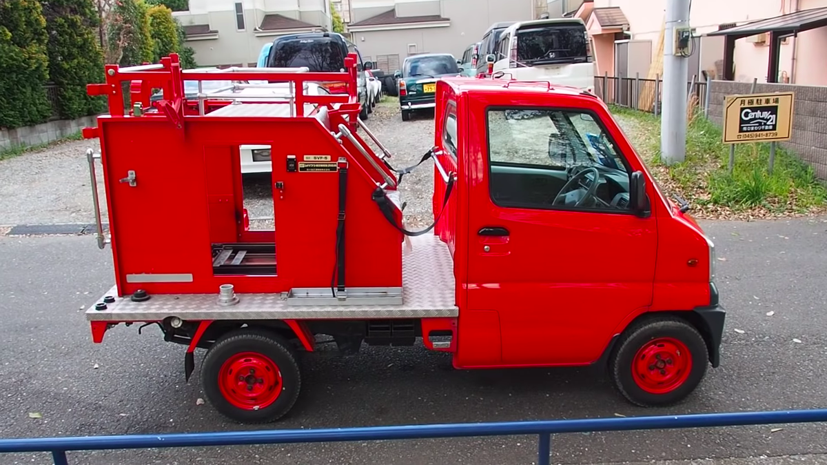 Mitsubishi Minicab Fire Truck. Фото: youtube.com