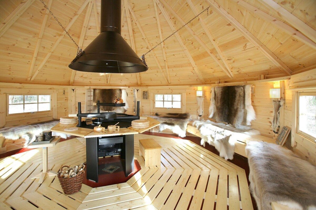 Гриль дом с баней