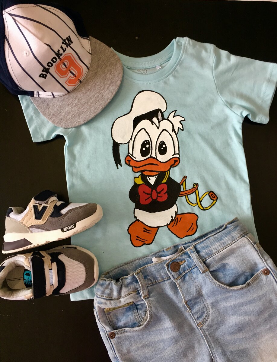 Вот такую красоту мы нарисовали для нашего малыша! 