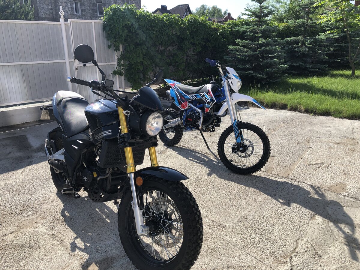 Мой китайский мото набор: мотоцикл X-MOTO RX200 и питбайк BSE PH10-150E