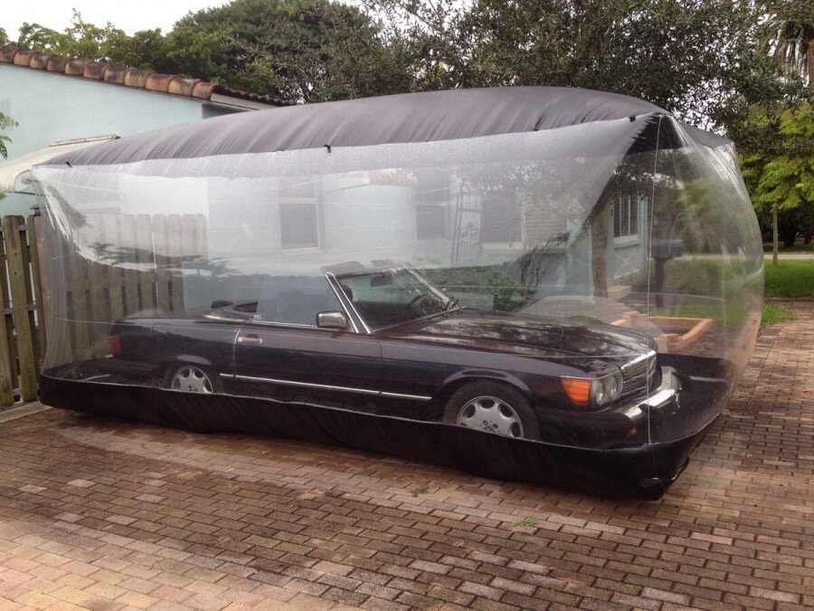 Надувной гараж, источник изображения Яндекс Картинки