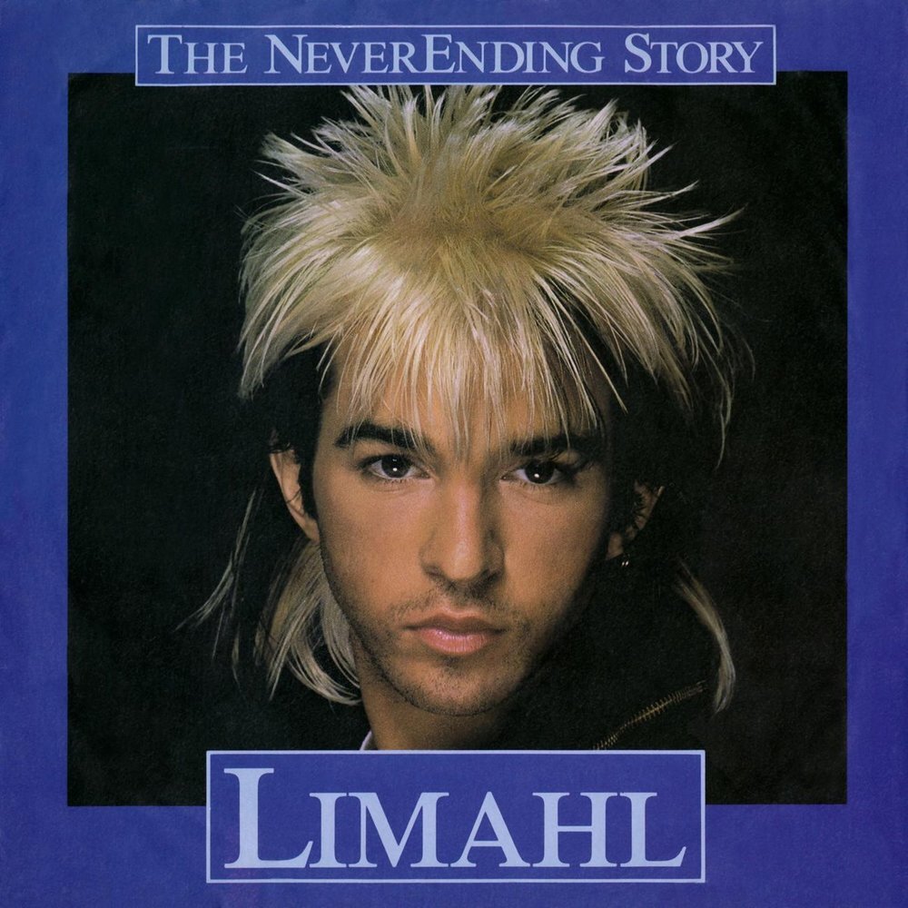 Обложка сингла "The NeverEnding Story"  английского поп-певца Limahl