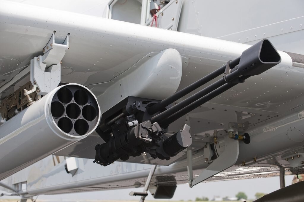 3-ствольный крупнокалиберный пулемёт GAU-19/B компании General Dynamic Ordnance and Tactical Systems
