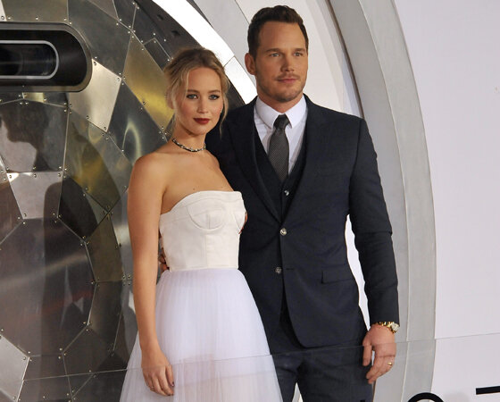 Дженнифер Лоуренс (Jennifer Lawrence) и Крис Пратт (Chris Pratt) / © Depositphotos.com / PopularImages