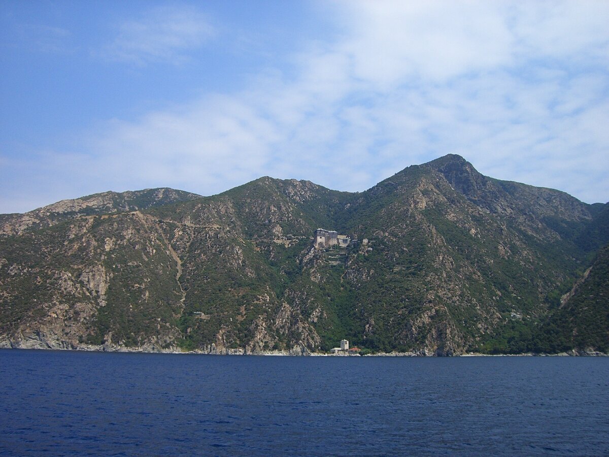 Монастыри Святого Афона. Фото автора.