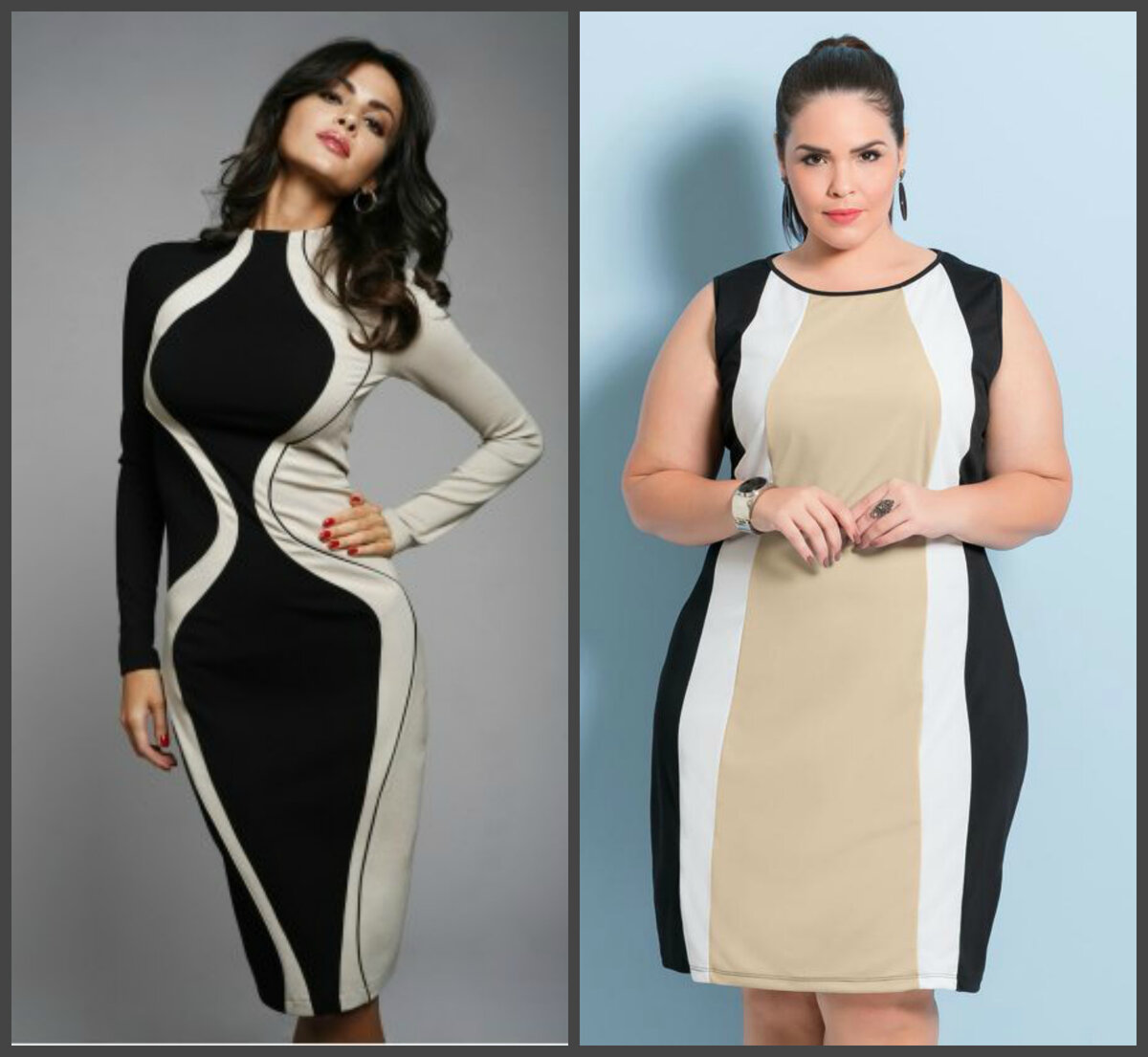 Даже если у вас нет талии, со смарт-платьем она появится (листайте галерею)