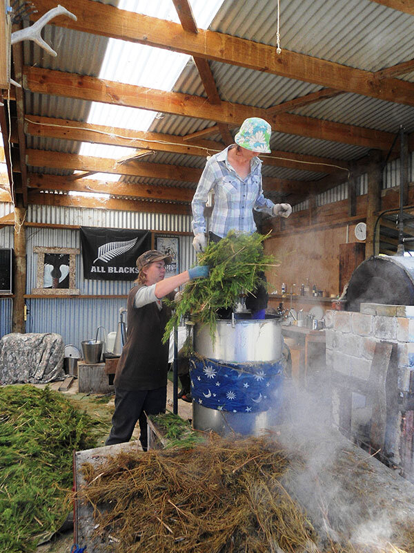 Процесс погружения сырья 