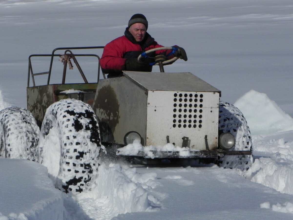 Ходовые испытания. р.Мана. Весна.