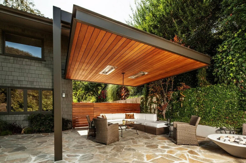 wooden pergola