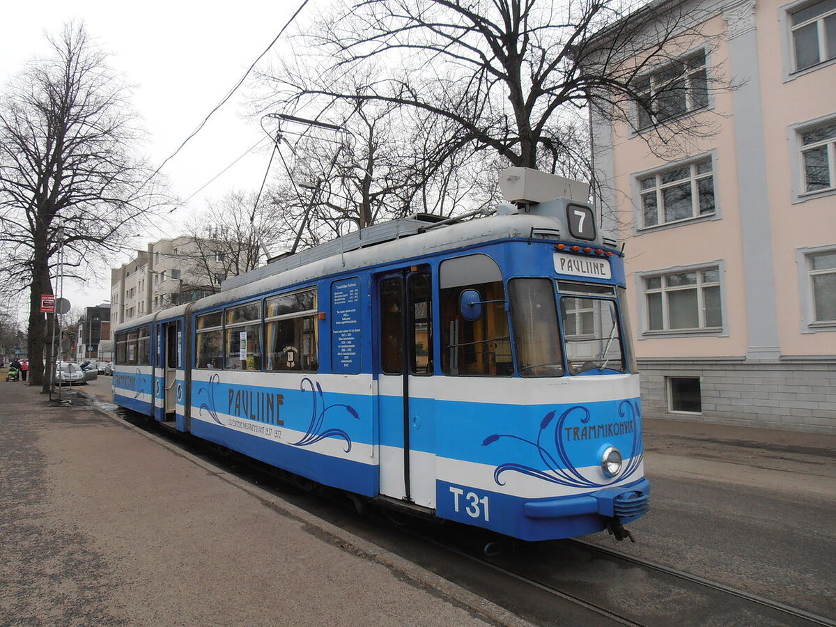Музейный вагон в Таллине, фото Петр Махонин, с сайта Википедия
