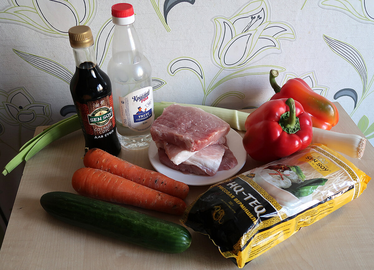 Продукты для свинины по-китайски