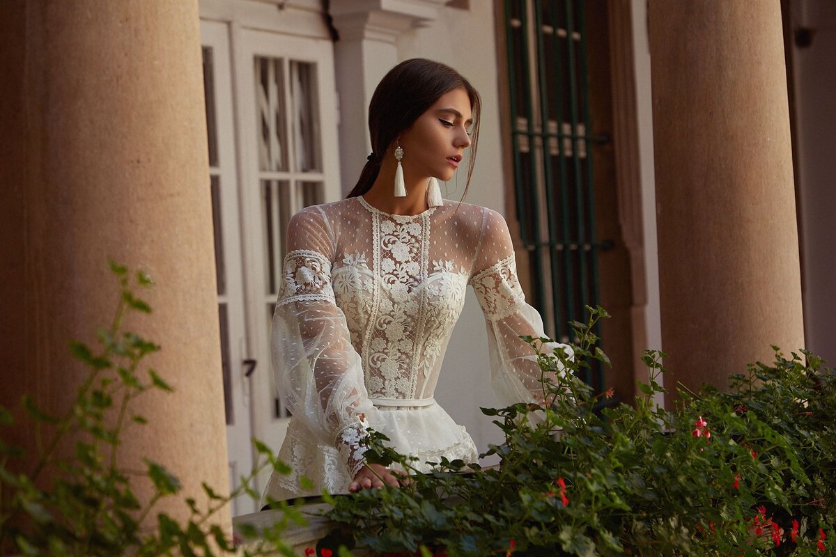 Свадебное платье в этно стиле