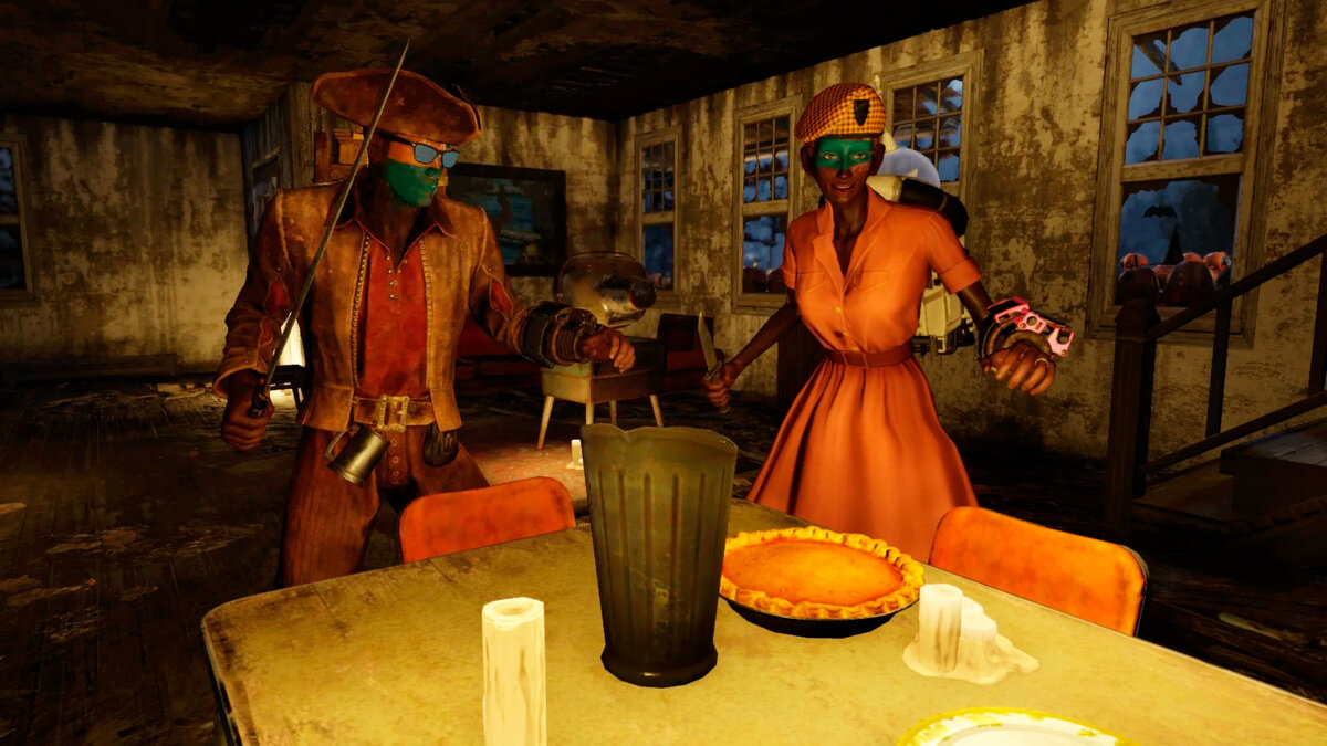 Встретить в заброшенном доме свежеиспеченный тыквенный пирог - довольно часто явление