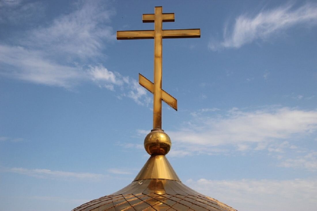 Православный восьмиконечный крест на могилу