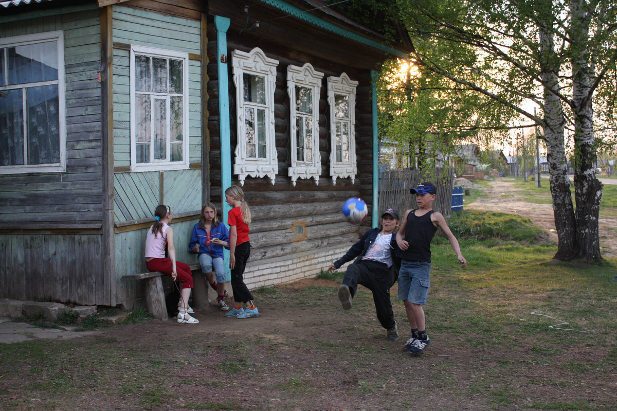 Дети в сельской местности