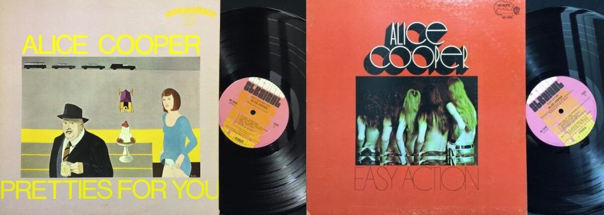Первые два альбома группы Alice Cooper, 1969 и 1970 гг.