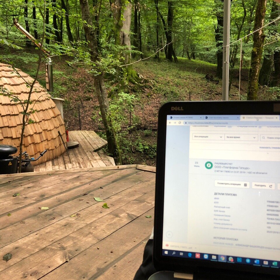 Работаю в лесу Краснодарского края