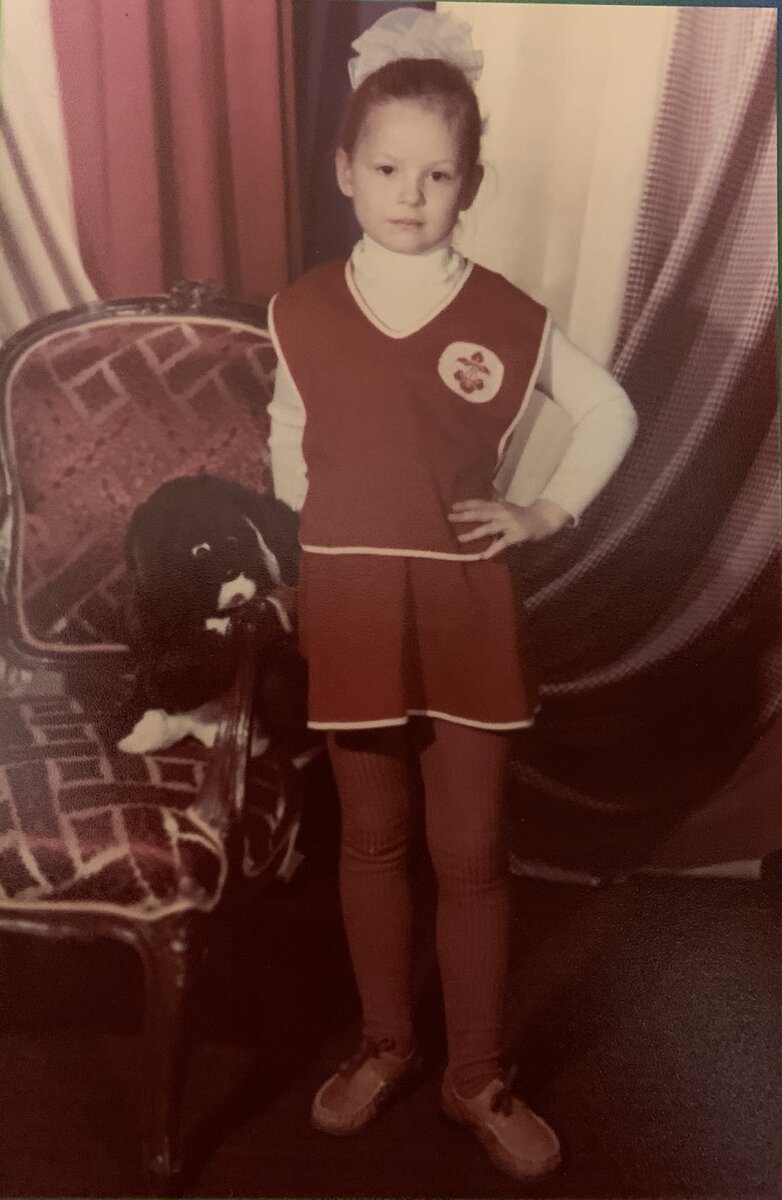 Я была прилежным октябрёнком, а потом и пионеркой. Фото из семейного архива автора