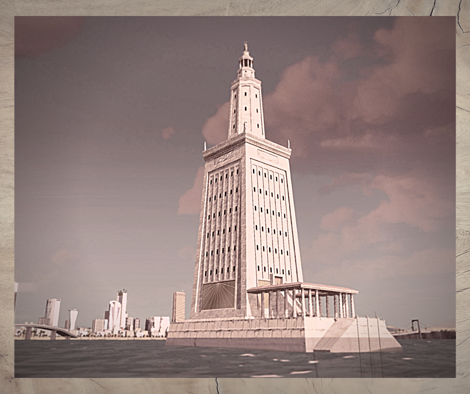 Примерно так мог выглядеть Александрийский маяк.