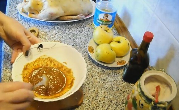 Дикий гусь с яблоками в духовке - пошаговый рецепт с фото