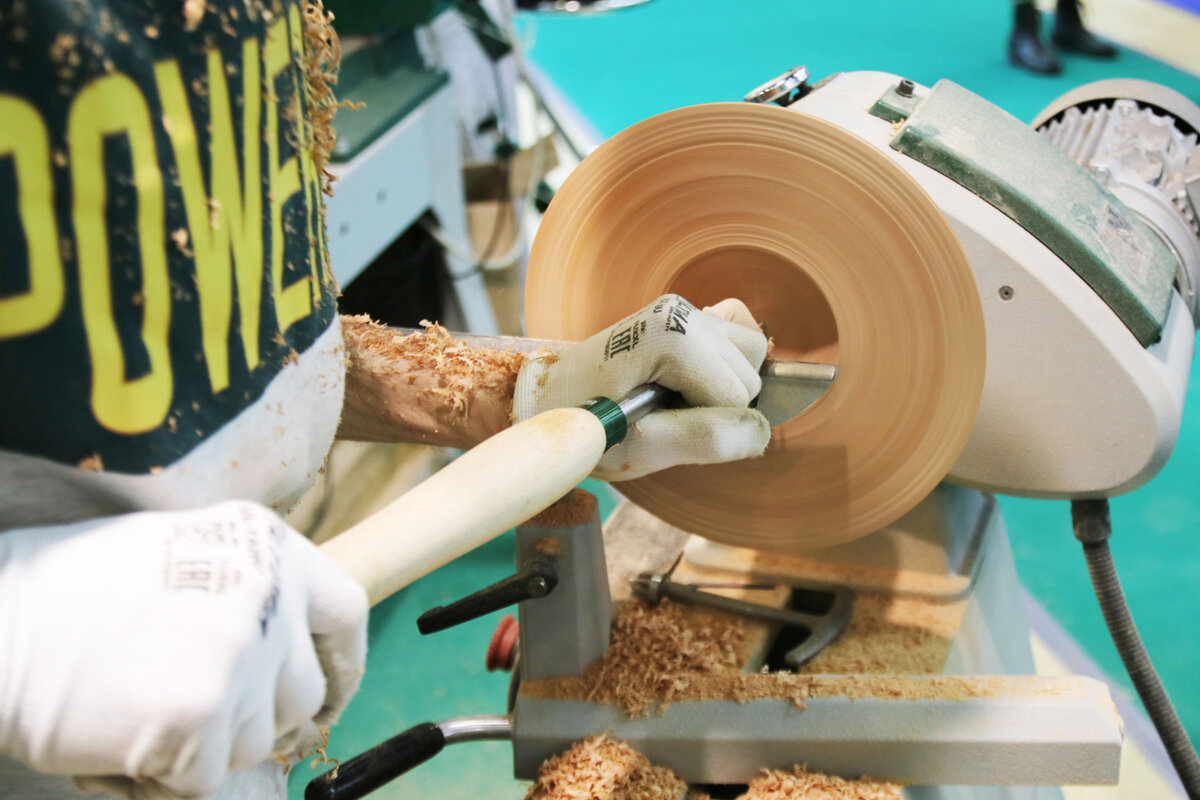 Фото с выставки Лесдревмаш-2020: стенд Record Power