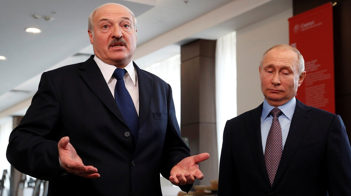 Лукашенко и Путин фото из сети. 