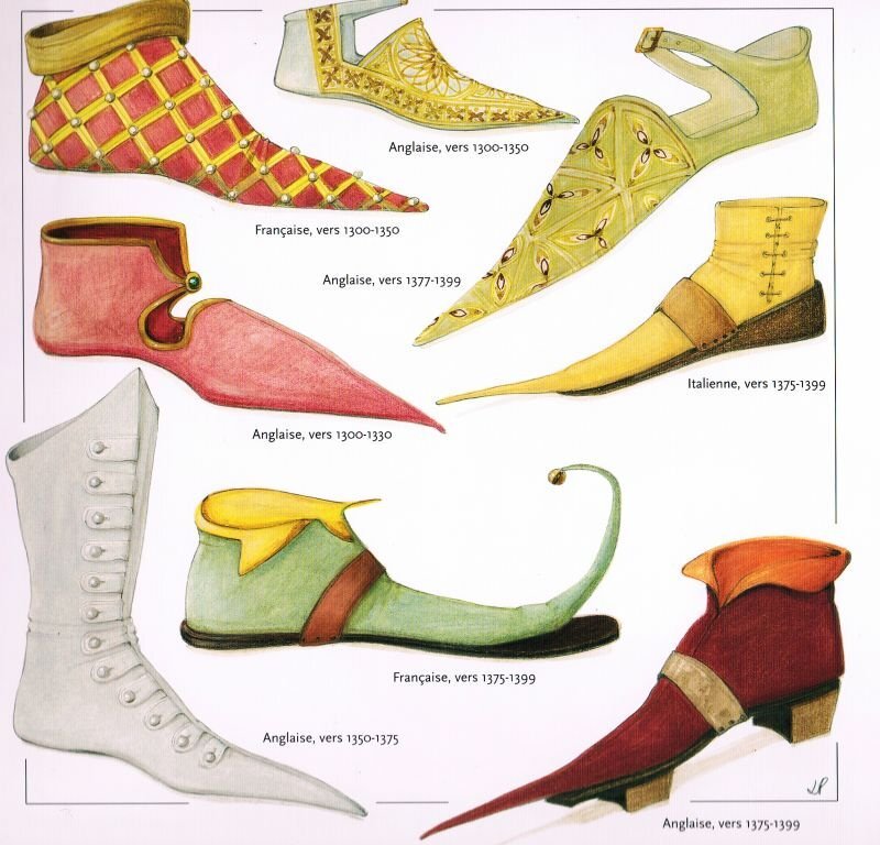 Обувь средневековых стиляг