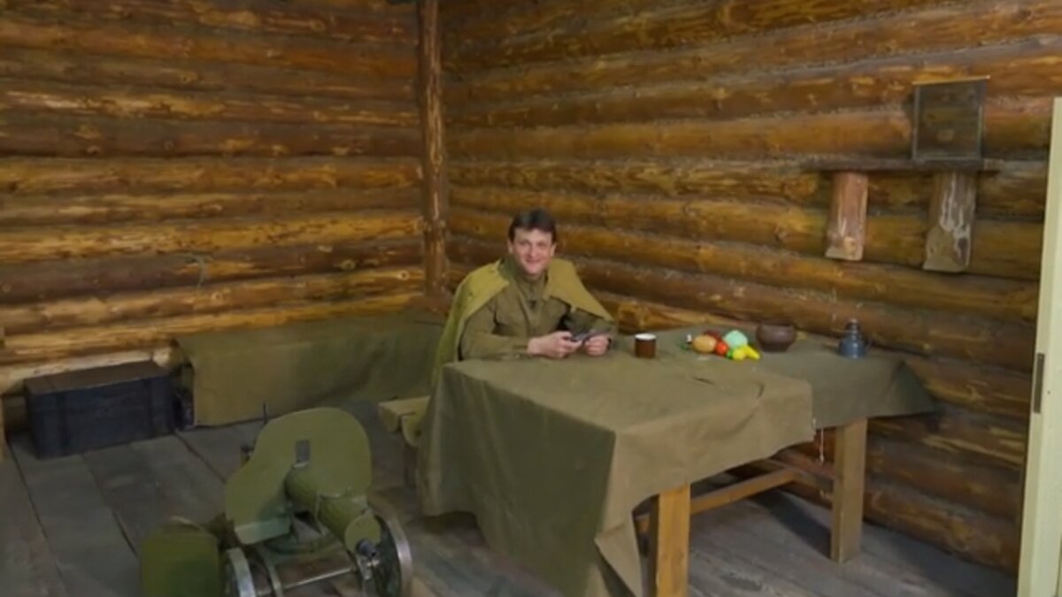 Военный блиндаж 