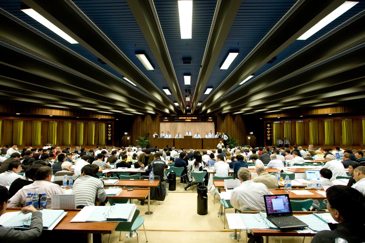 Пушной аукцион в Дании. Копенгаген.