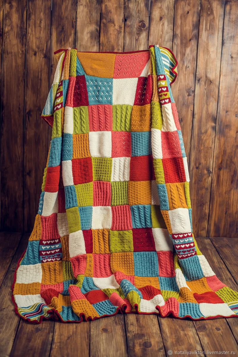 Плед вязаный "Королева Осени", мастер Старкова Наталья