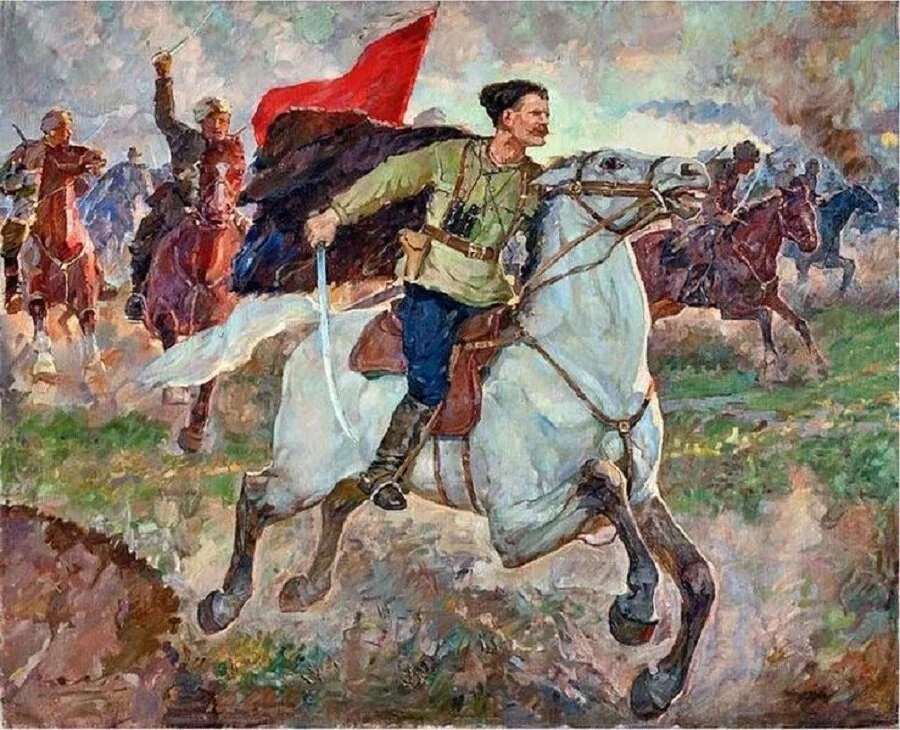 Песня красных конников. Чапаев в 1917 году.