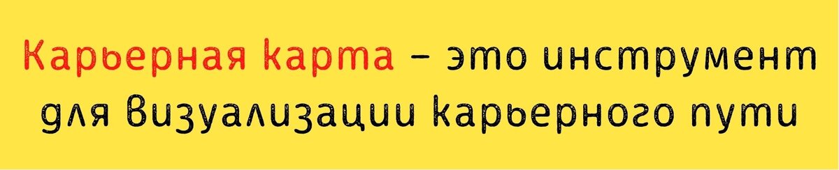 Карьерная карта – это инструмент для визуализации карьерного пути