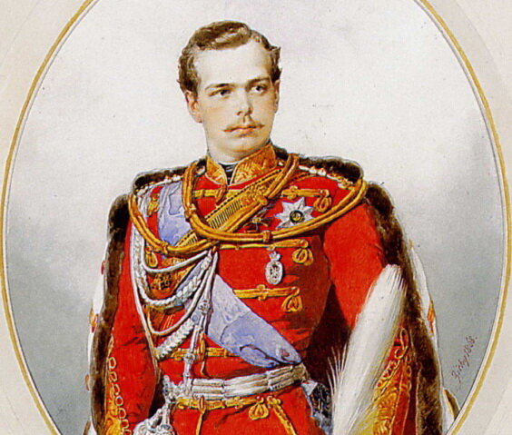 Великий князь Александр Александрович Романов, будущий император Александр III, худ. М. Зичи