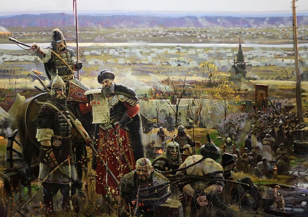 Великое стояние на реке Угре. Фрагмент диорамы художника Павла Рыженко