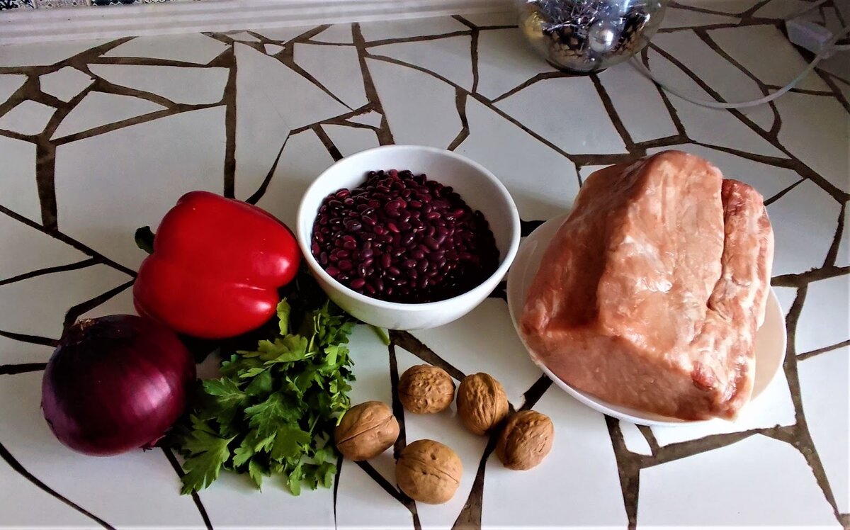 Салат из фасоли и болгарского перца на зиму