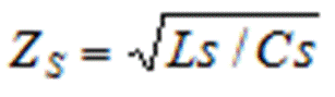 - характеристическое сопротивление контура LsCs.