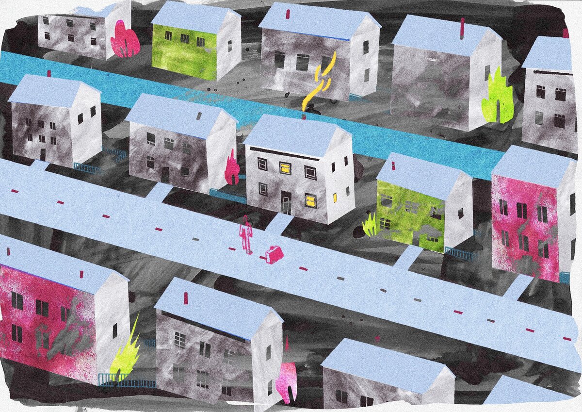 Картинка-впечатление. Коллаж.