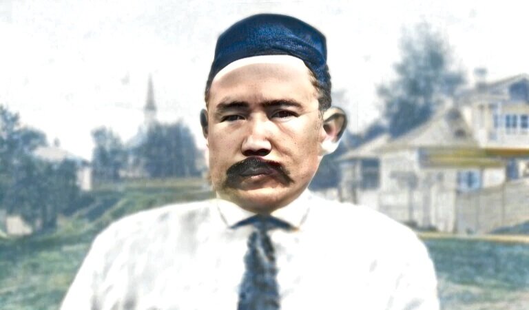 Х.Килдебеков, колорированное фото 